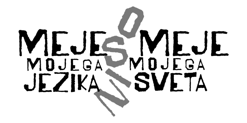 Logo projekta: Meje mojega jezika niso meje mojega sveta