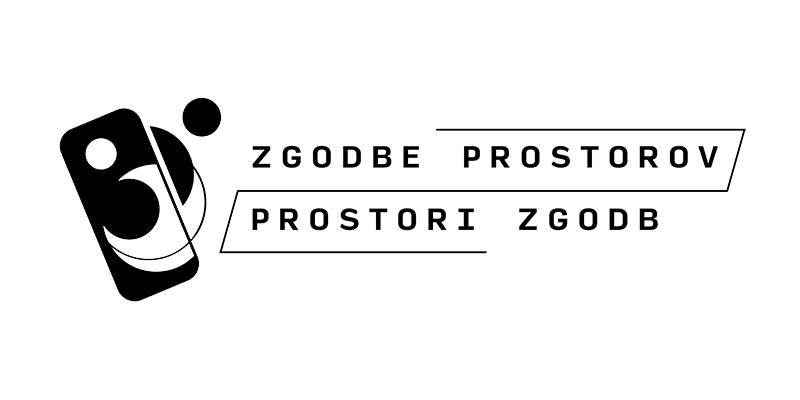 Logo projekta: Zgodbe prostorov - prostori zgodb