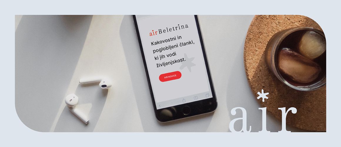 Naslovnica projekta: AirBeletrina