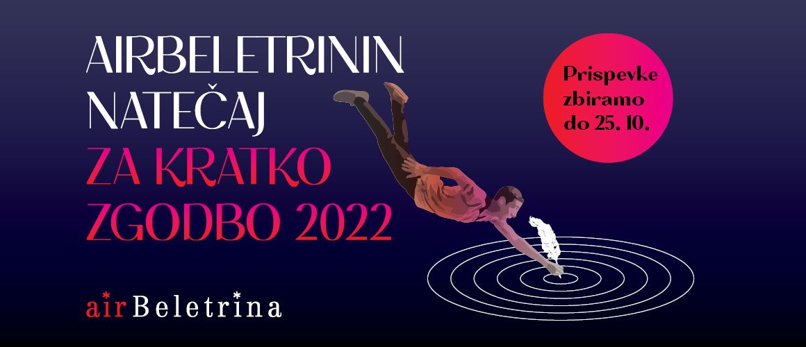 AirBeletrinin natečaj za najboljšo kratko zgodbo 2022