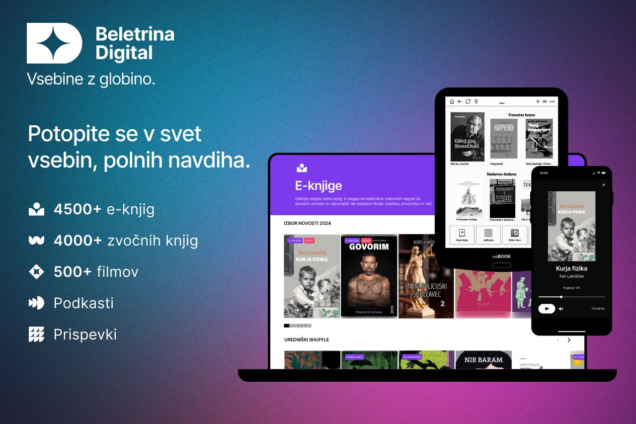 Beletrina Digital, Nova multimedijska naročniška platforma, Skočite v svet vsebin, polnih navdiha..