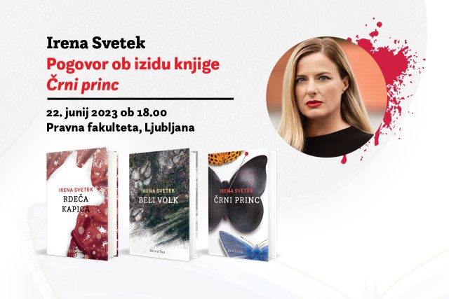 Naslovnica: Pogovor z Ireno Svetek ob izidu romana Črni princ