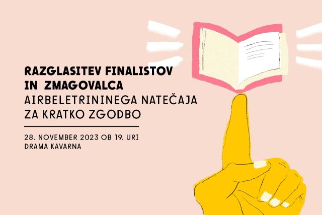 Naslovnica: Razglasitev finalistov in zmagovalca AirBeletrininega natečaja za kratko zgodbo