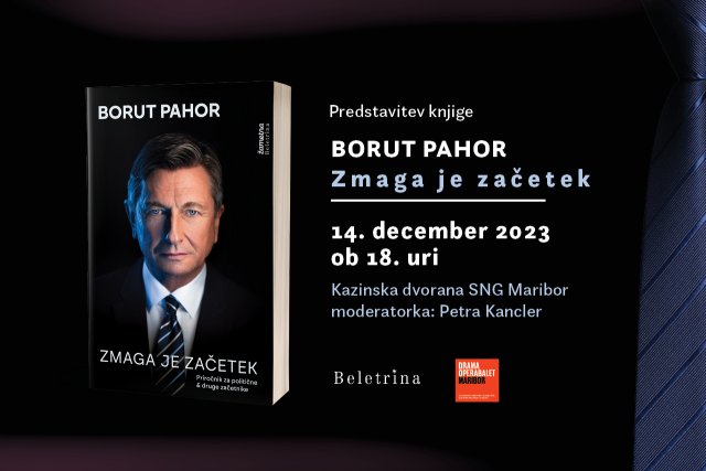 Naslovnica: Predstavitev prvenca Boruta Pahorja v Mariboru