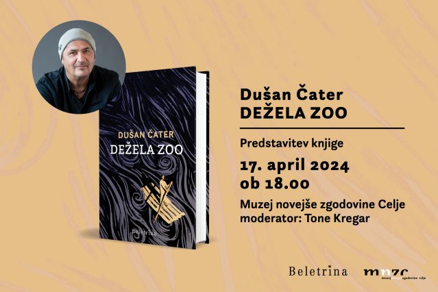 Naslovnica: Predstavitev knjige Dežela ZOO Dušana Čatra