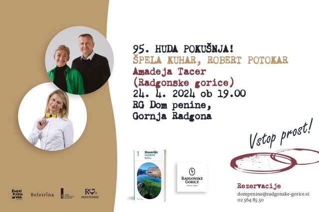 Naslovnica: 95. Huda pokušnja! s Špelo Kuhar, Robertom Potokarjem in Amadejo Tacer