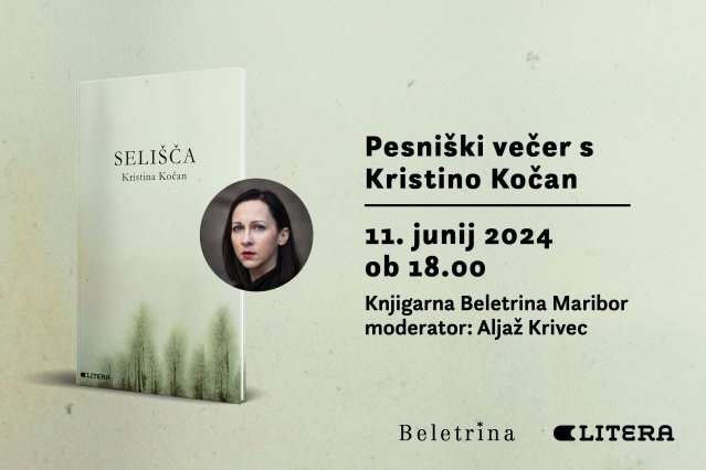 Naslovnica: Pesniški večer s Kristino Kočan