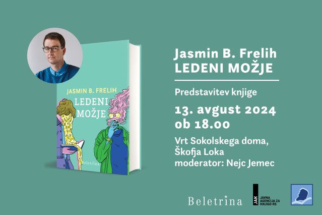 Naslovnica: Predstavitev knjige Ledeni možje Jasmina B. Freliha