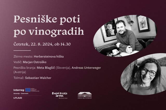 Naslovnica: Pesniške poti po vinogradih
