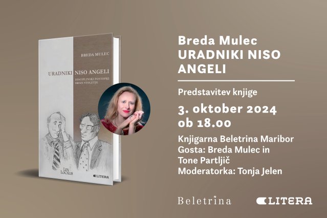 Naslovnica: Literarno popoldne v Mariboru z Bredo Mulec in Založbo Litera