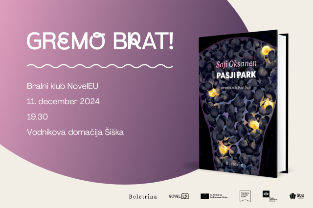 Naslovnica: GREMO BRAT! Sofi Oksanen - bralni klub NovelEU