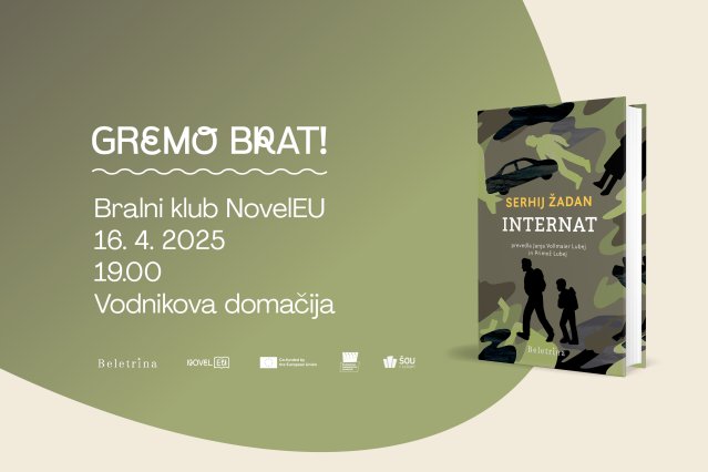 Naslovnica: GREMO BRAT! Serhija Žadana – bralni klub NovelEU