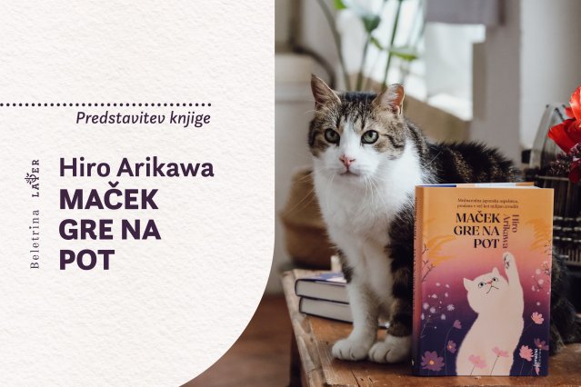 Naslovnica: Predstavitev knjige Maček gre na pot v Layerjevi hiši