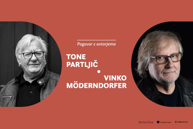 Naslovnica: Literarno popoldne s Tonetom Partljičem in Vinkom Mӧderndorferjem