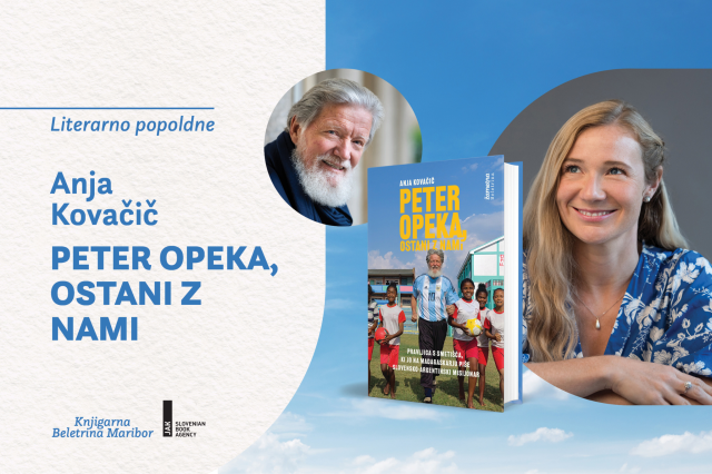 Naslovnica: Literarno popoldne v družbi Anje Kovačič v Knjigarni Beletrina Maribor