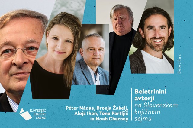 Naslovnica: Beletrinini avtorji na 41. Slovenskem knjižnem sejmu