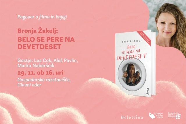Naslovnica: Pogovor o filmu in istoimenski knjigi Belo se pere na devetdeset