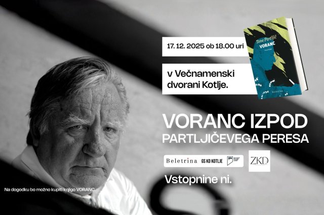 Naslovnica: Voranc izpod Partljičevega peresa