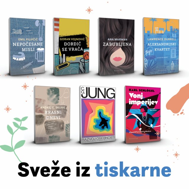 Naslovnica: Sveže aprilske izdaje: od Ljubljane do Aleksandrije
