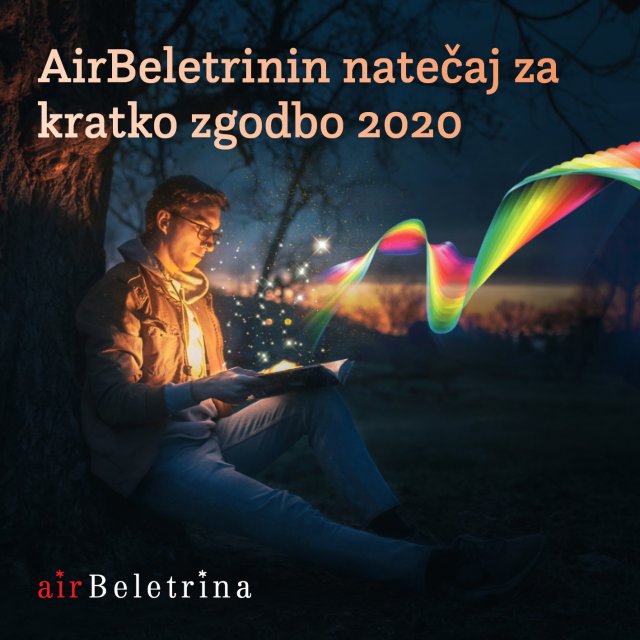 Naslovnica: AirBeletrinin natečaj za najboljšo kratko zgodbo 2020