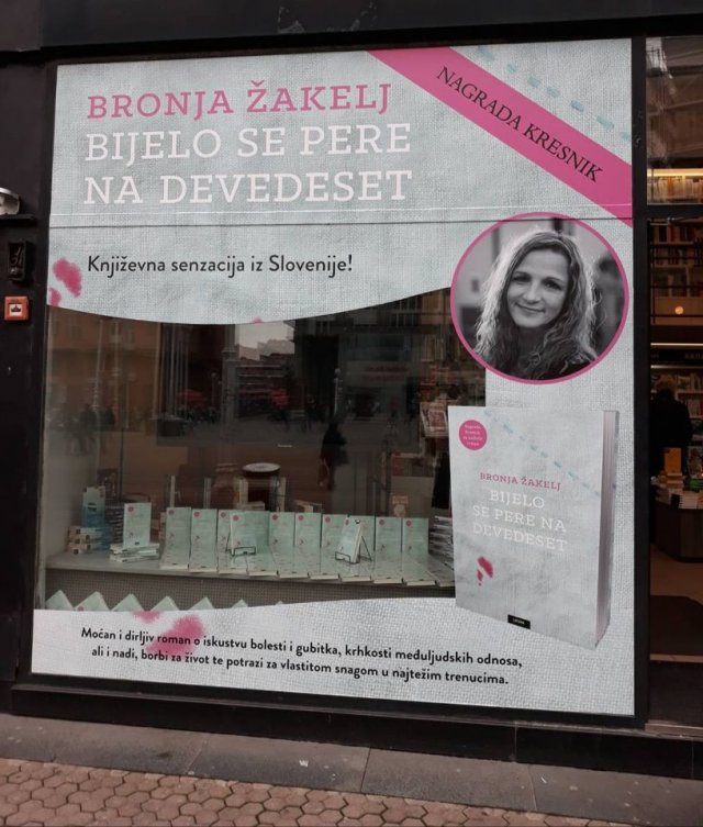 Naslovnica: Hrvaški prevod romana Belo se pere na devetdeset