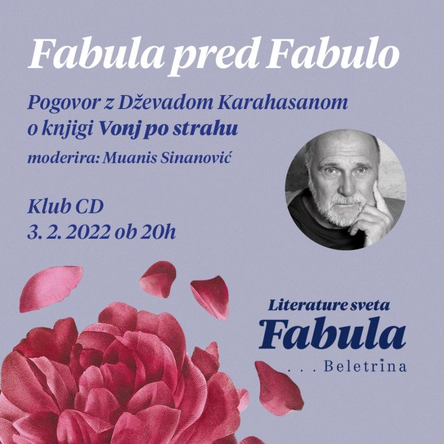 Naslovnica: (Fabula pred Fabulo) Dževad Karahasan: Vonj po strahu
