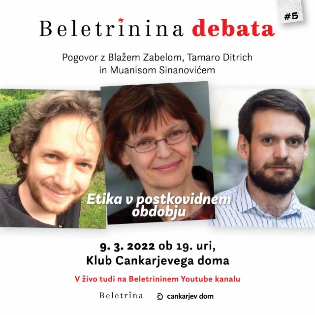Naslovnica: Beletrinina debata: Etika v postkovidnem obdobju