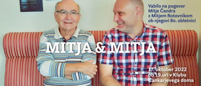 Naslovnica: Pogovor Mitje Čandra z Mitjem Rotovnikom ob njegovi 80. obletnici