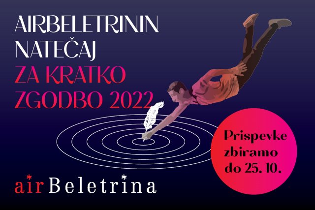 Naslovnica: AirBeletrinin natečaj za najboljšo kratko zgodbo 2022