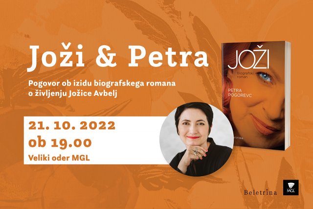 Naslovnica: Pogovor ob izidu biografskega romana o življenju Jožice Avbelj