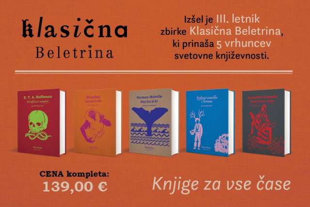 Naslovnica: Izšel je III. letnik Klasične Beletrine