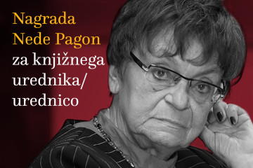 Naslovnica: Nagrada Nede Pagon za knjižnega urednika/urednico