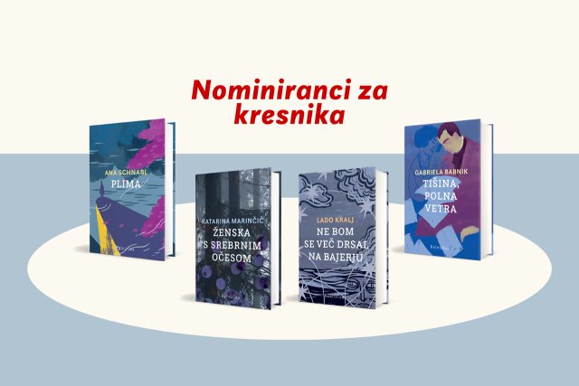 Naslovnica: Štirje romani Beletrine nominirani za letošnjega kresnika