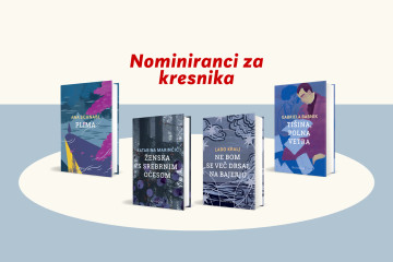 Naslovnica: Štirje romani Beletrine nominirani za letošnjega kresnika