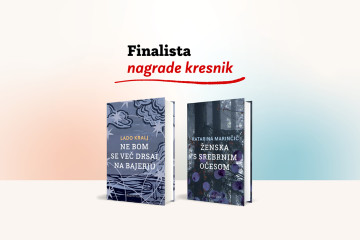 Naslovnica: Med finalisti za kresnika dva Beletrinina romana