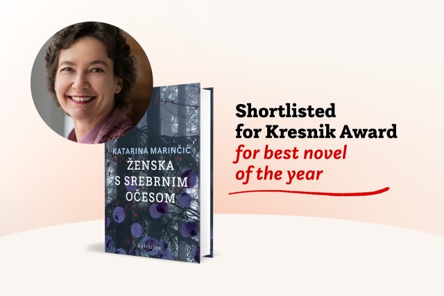 Naslovnica: The Woman With a Silver Eye Shortlisted for the Kresnik Award