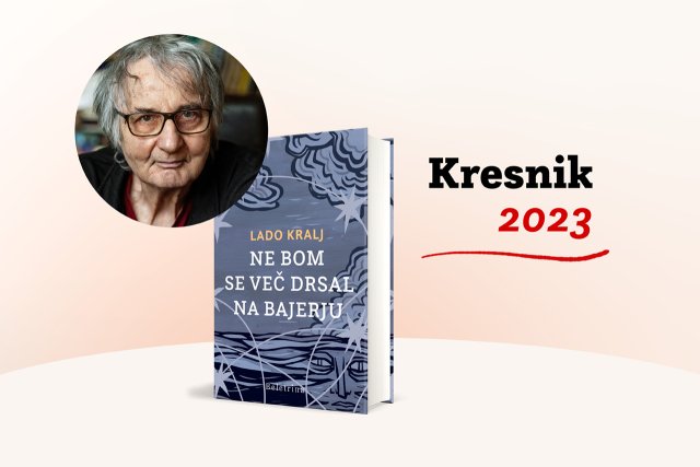Naslovnica: Lado Kralj je za roman Ne bom se več drsal na bajerju prejel kresnika