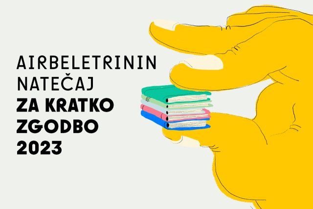 Naslovnica: AirBeletrinin natečaj za najboljšo kratko zgodbo 2023