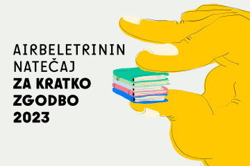 Naslovnica: Rekordno število prijav na AirBeletrinin natečaj za kratko zgodbo 2023