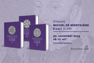 Naslovnica: Simpozij ob izdaji Esejev I—III Michela de Montaignea