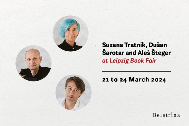 Naslovnica: Three Beletrina Authors at Leipzig Book Fair