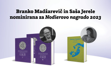 Naslovnica: Branko Madžarevič in Saša Jerele nominirana za Nodierovo nagrado