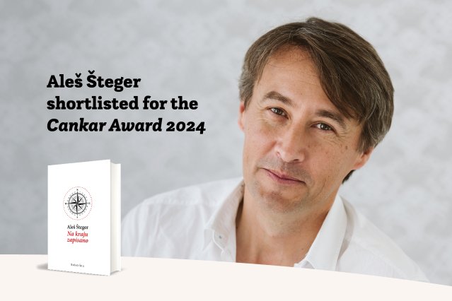 Naslovnica: Aleš Šteger shortlisted for the Cankar Award 2024