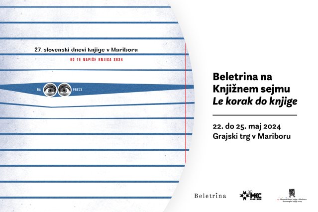 Naslovnica: Beletrina na knjižnem sejmu Le korak do knjige