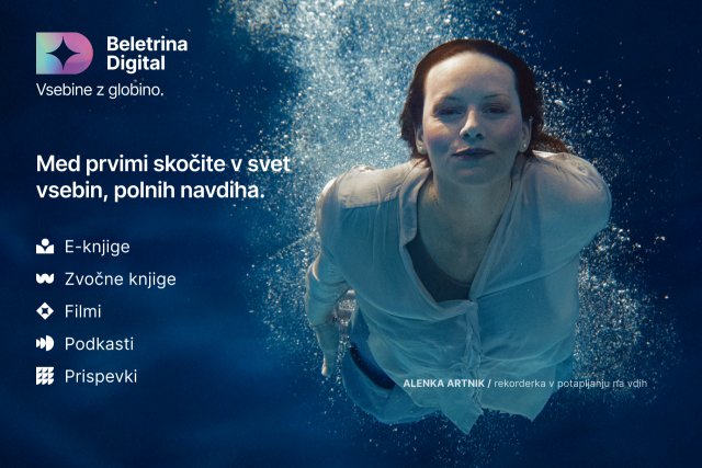 Naslovnica: Beletrina Digital bo obogatila slovenski kulturni prostor