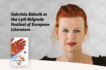 Naslovnica: Gabriela Babnik at the 13th Belgrade Festival of European Literature
