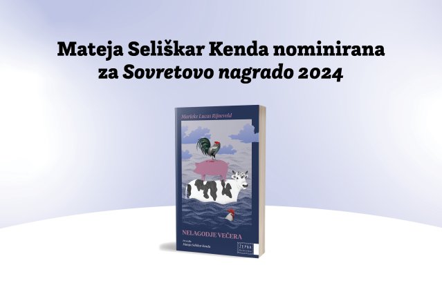 Naslovnica: Mateja Seliškar Kenda nominirana za Sovretovo nagrado