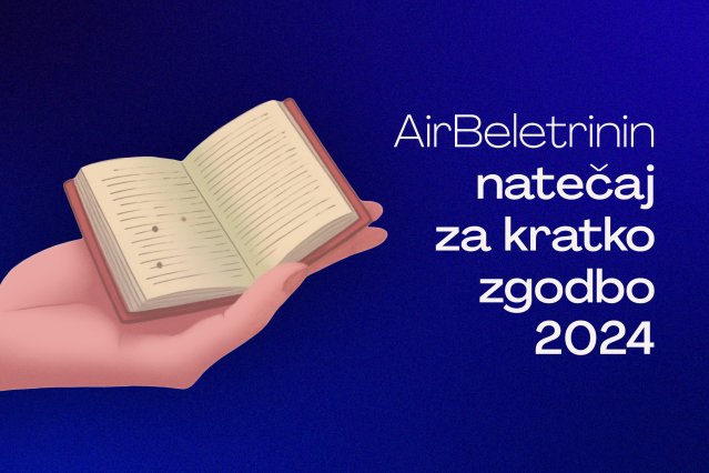Naslovnica: AirBeletrinin natečaj za najboljšo kratko zgodbo 2024