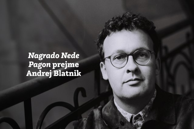 Naslovnica: Nagrada Nede Pagon 2024 za uredniški opus v roke Andreju Blatniku