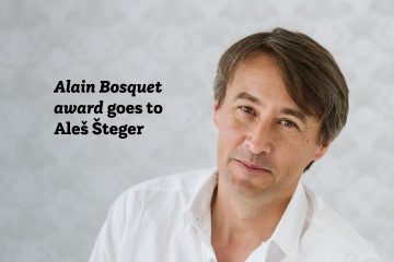Naslovnica: Alain Bosquet award goes to Aleš Šteger